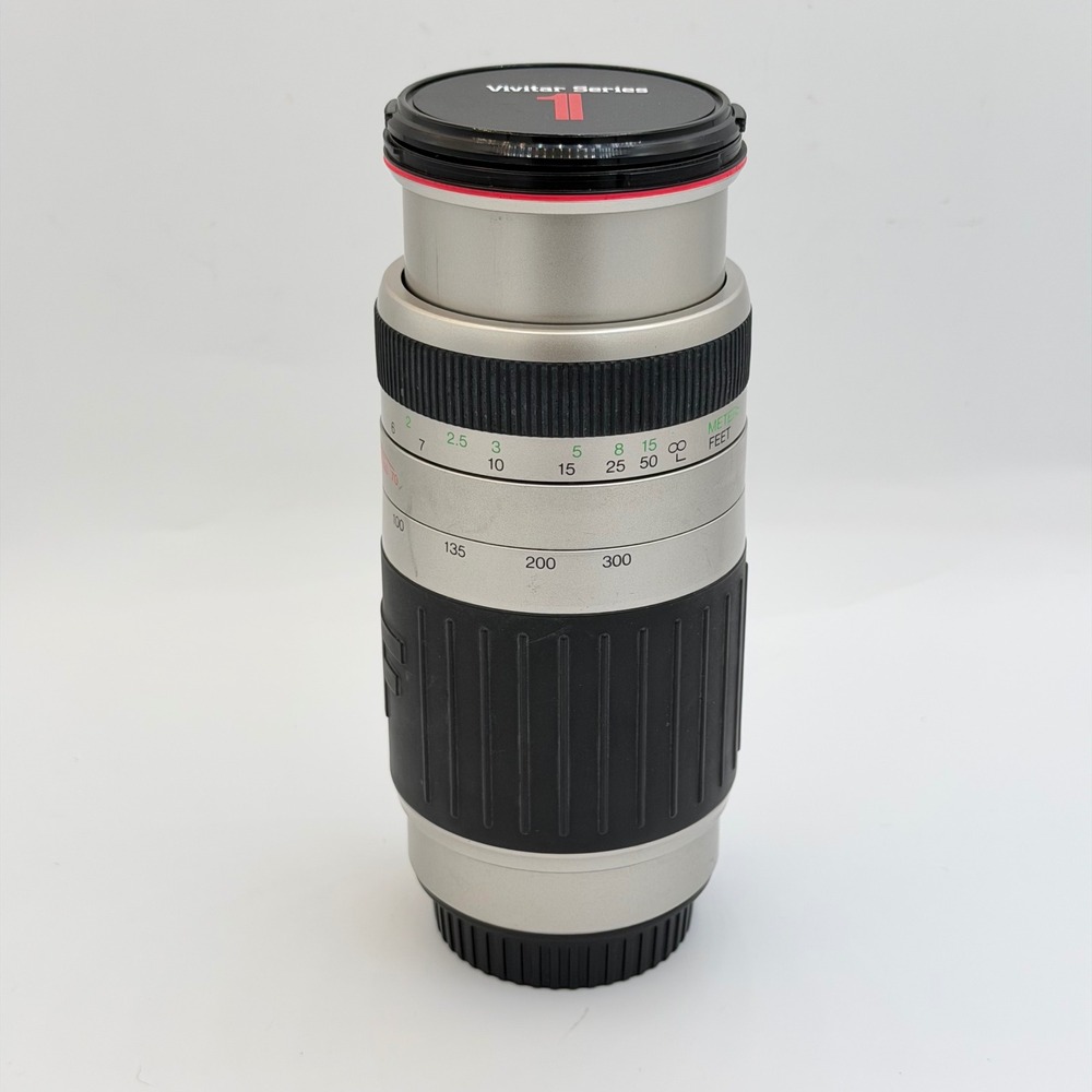 Vivitar Series 1 70-300mm f4.5-5.6 AF Zoom Lens for Canon EF Mount Silver Japan